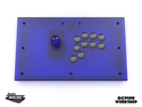 PWS FightStick Transparent (Brook PS5/PS4/PS3/Switch/PC) – PUNK