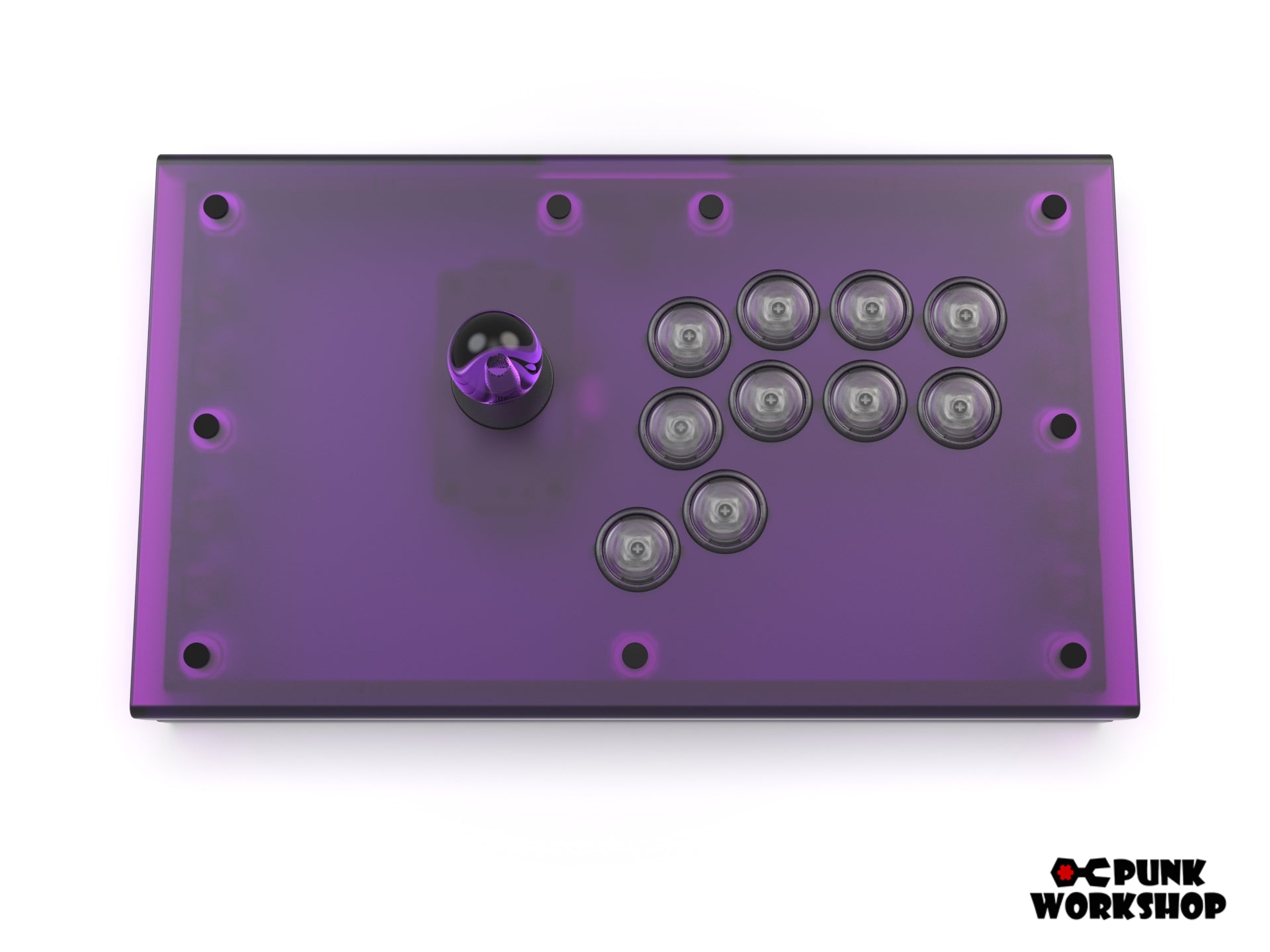 PWS FightStick Transparent (PKB) (PS5/PS4/Switch/PC) – PUNK