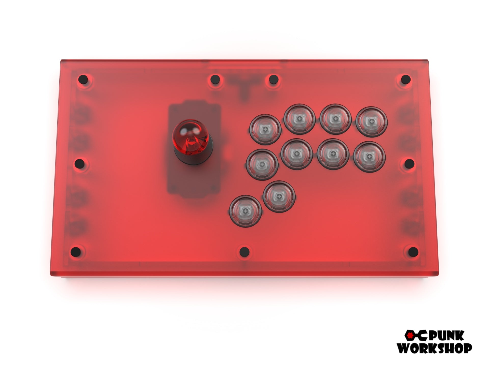 PWS FightStick Transparent (PKB) (PS5/PS4/Switch/PC)