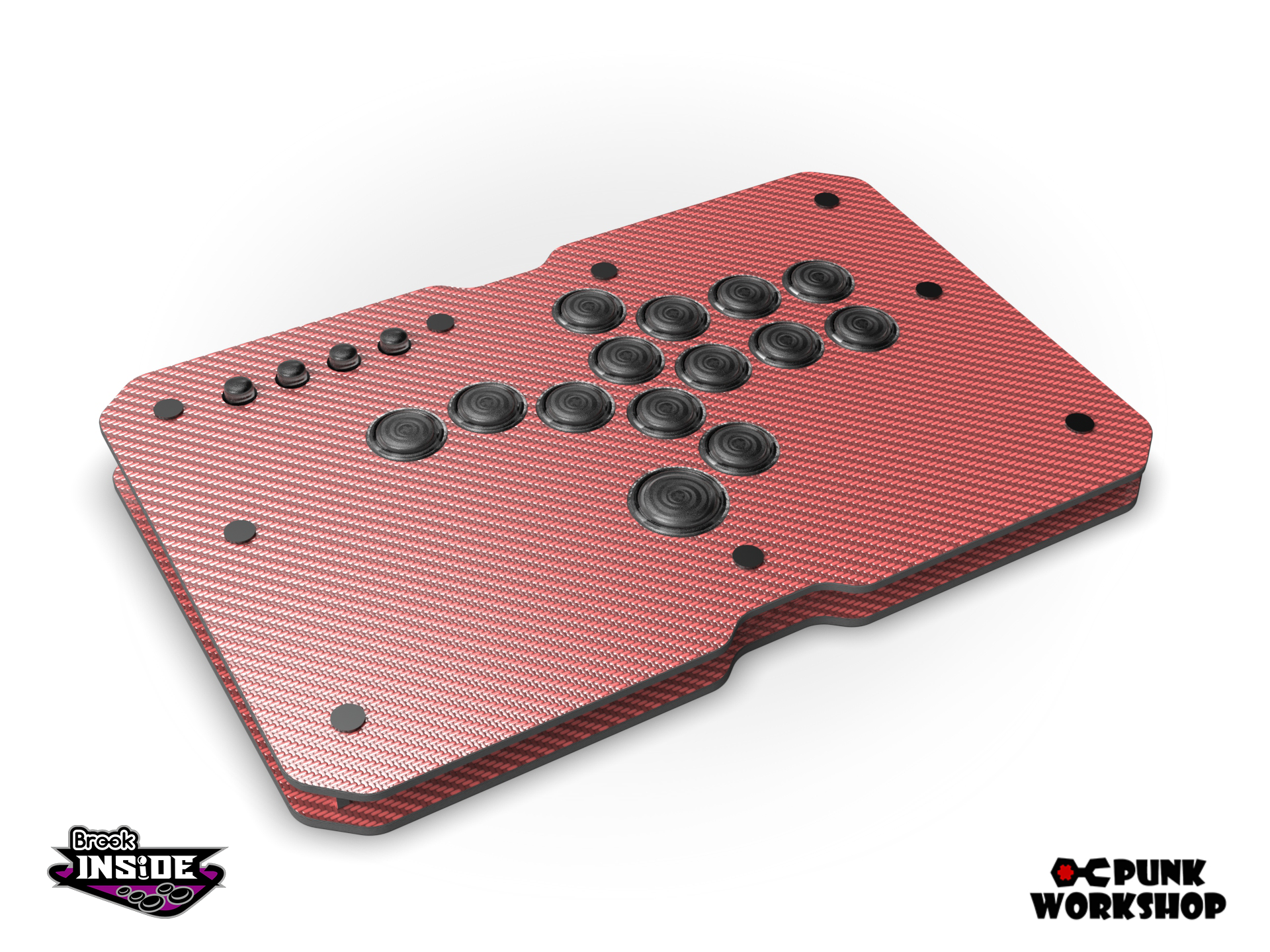 Leverless M Carbon Fiber (Brook PS5/PS4/PS3/Switch/PC