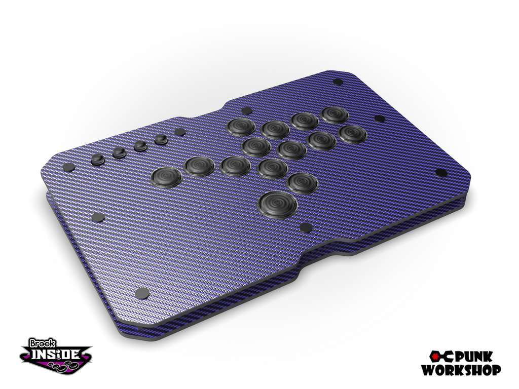 Leverless M Carbon Fiber (Brook PS5/PS4/PS3/Switch/PC)