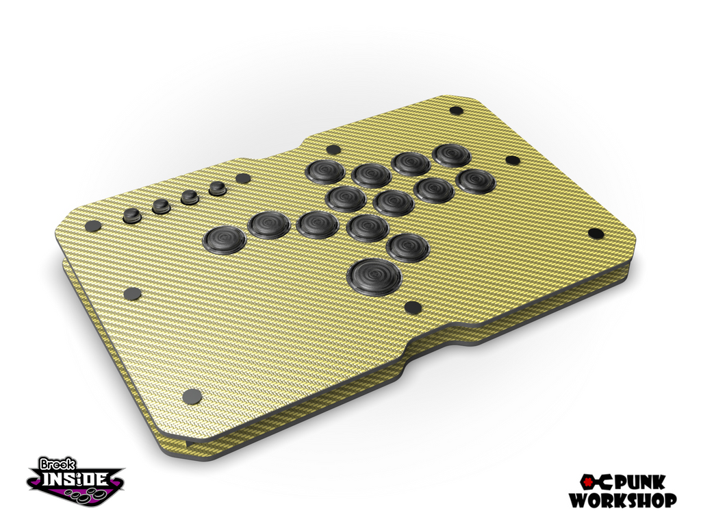 Leverless M Carbon Fiber (Brook PS5/PS4/PS3/Switch/PC)