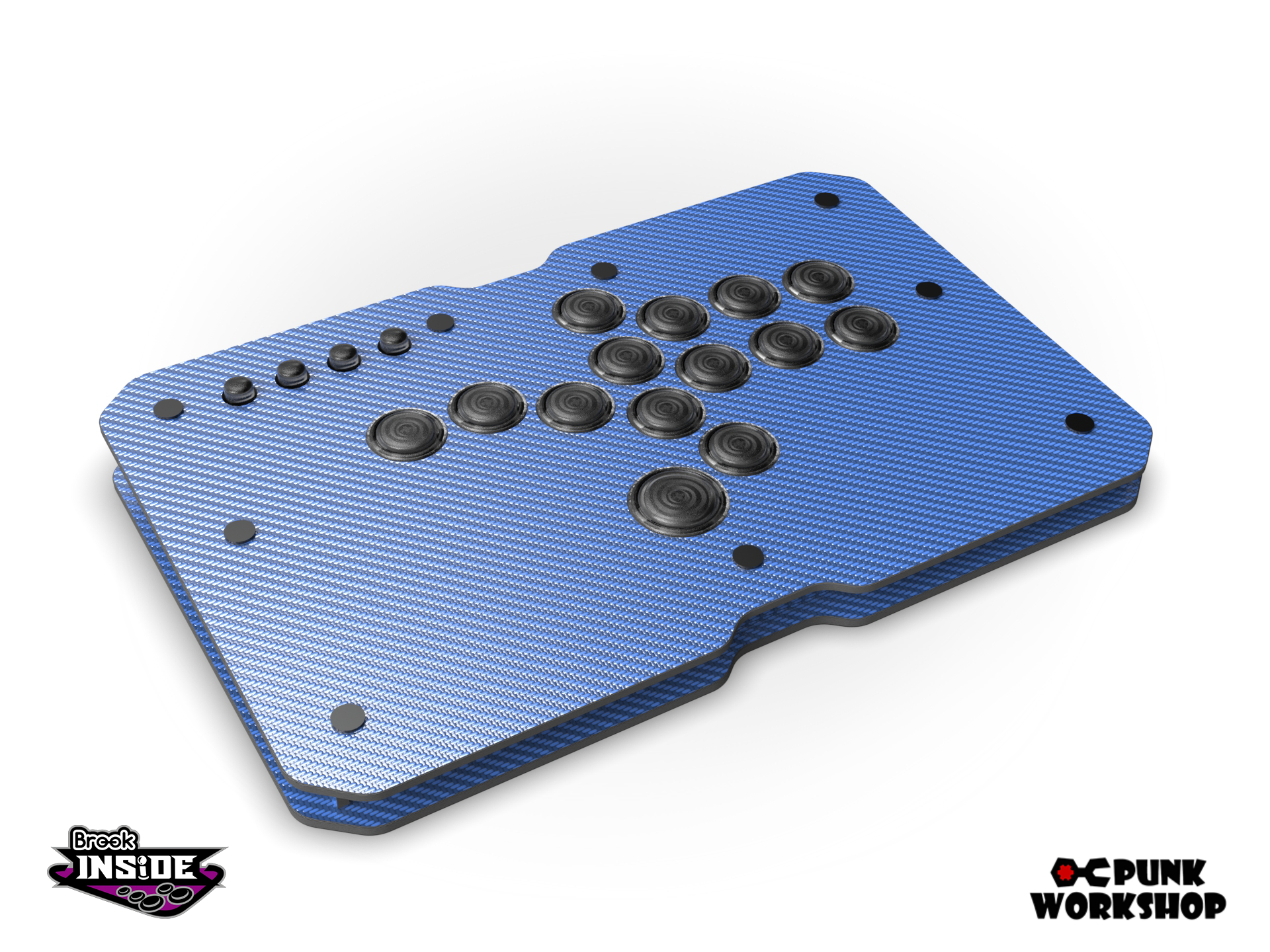 Leverless M Carbon Fiber (Brook PS5/PS4/PS3/Switch/PC)