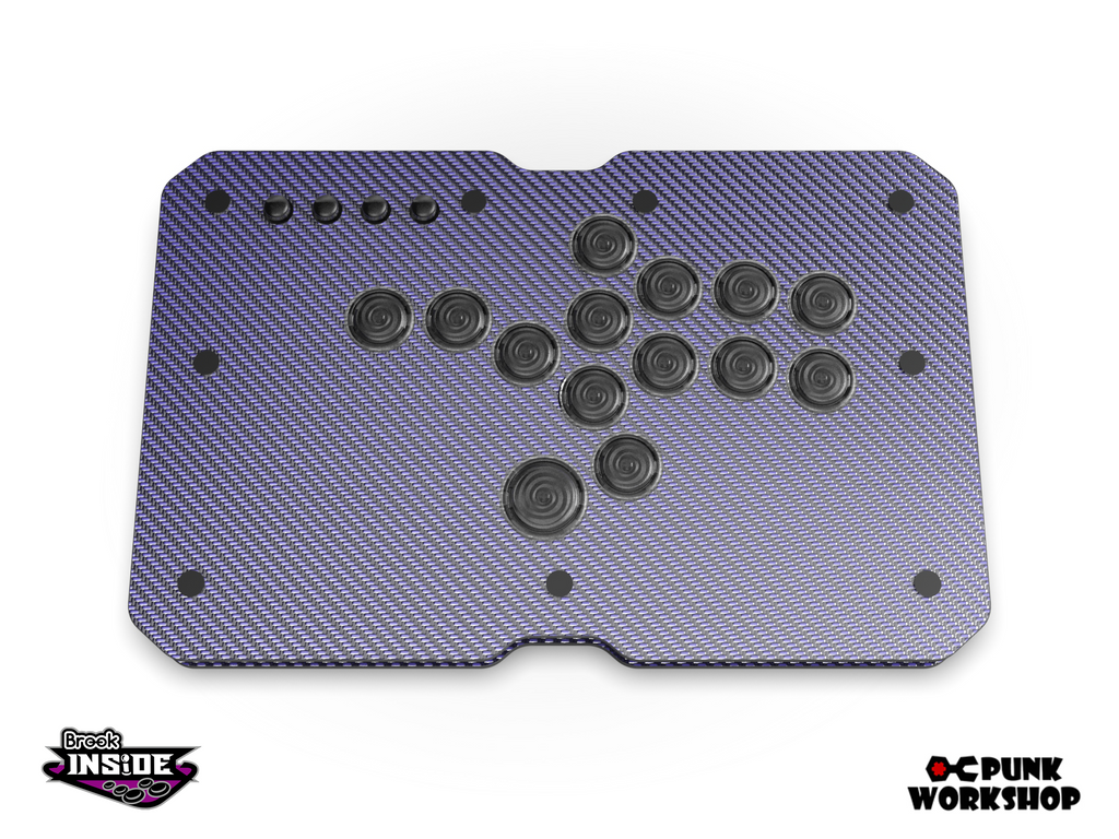 Leverless M Carbon Fiber (Brook PS5/PS4/PS3/Switch/PC)