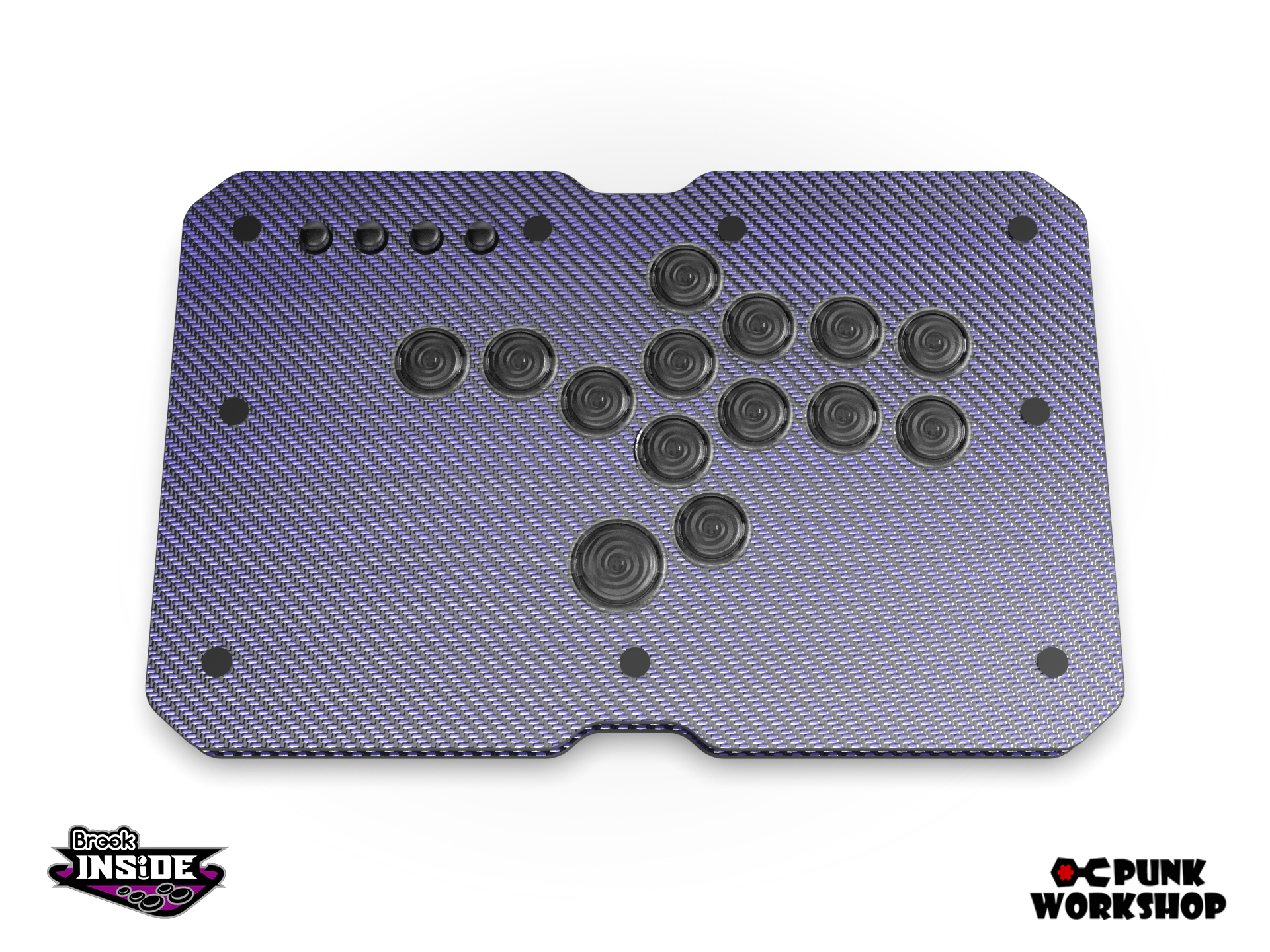 Leverless M Carbon Fiber (Brook PS5/PS4/PS3/Switch/PC)