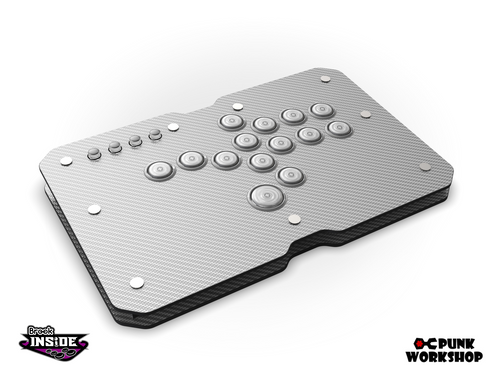 Leverless M Carbon Fiber (Brook PS5/PS4/PS3/Switch/PC)