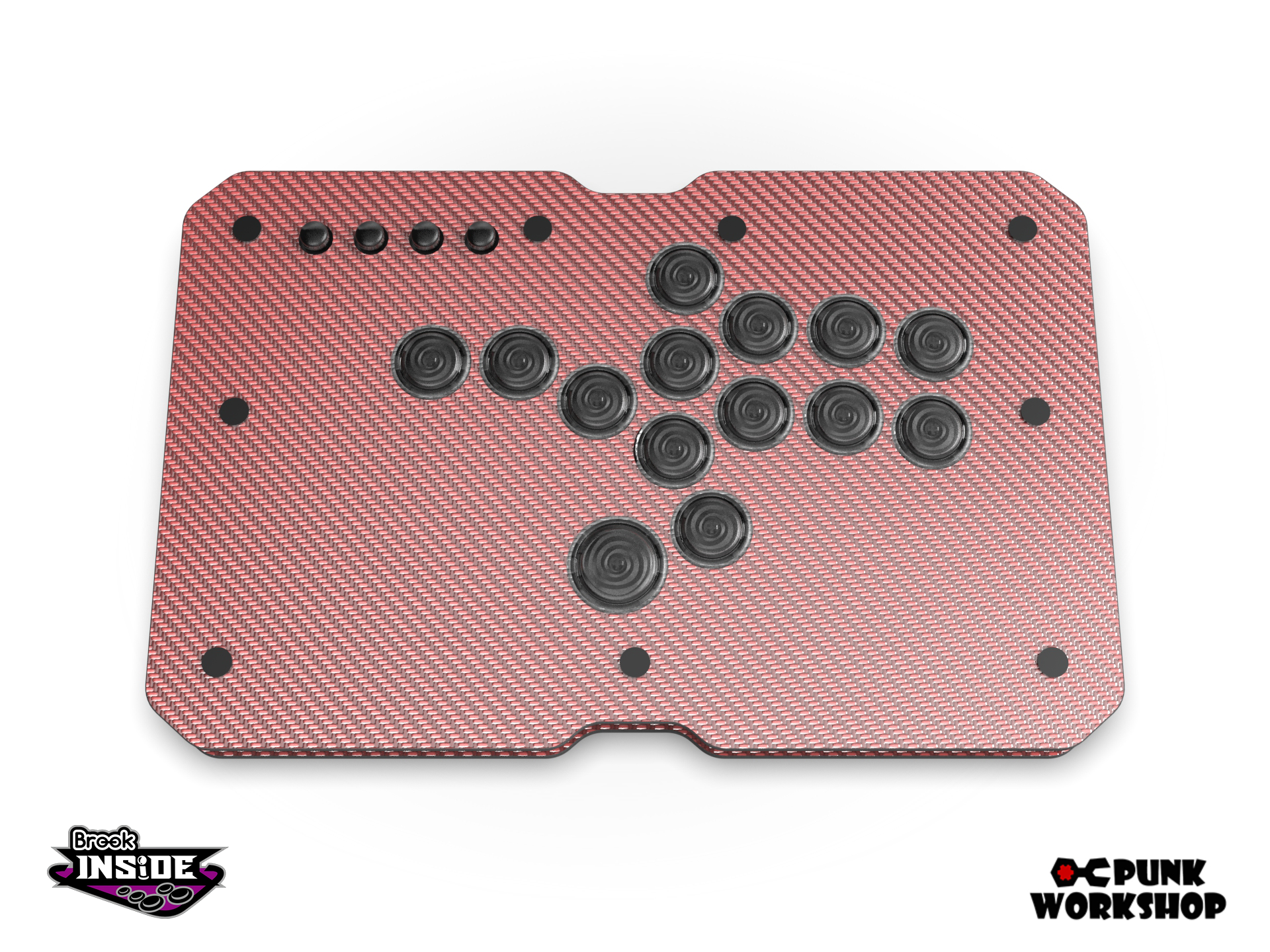 Leverless M Carbon Fiber (Brook PS5/PS4/PS3/Switch/PC)