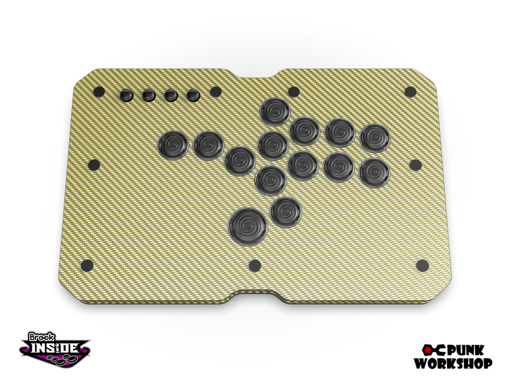 Leverless M Carbon Fiber (Brook PS5/PS4/PS3/Switch/PC)