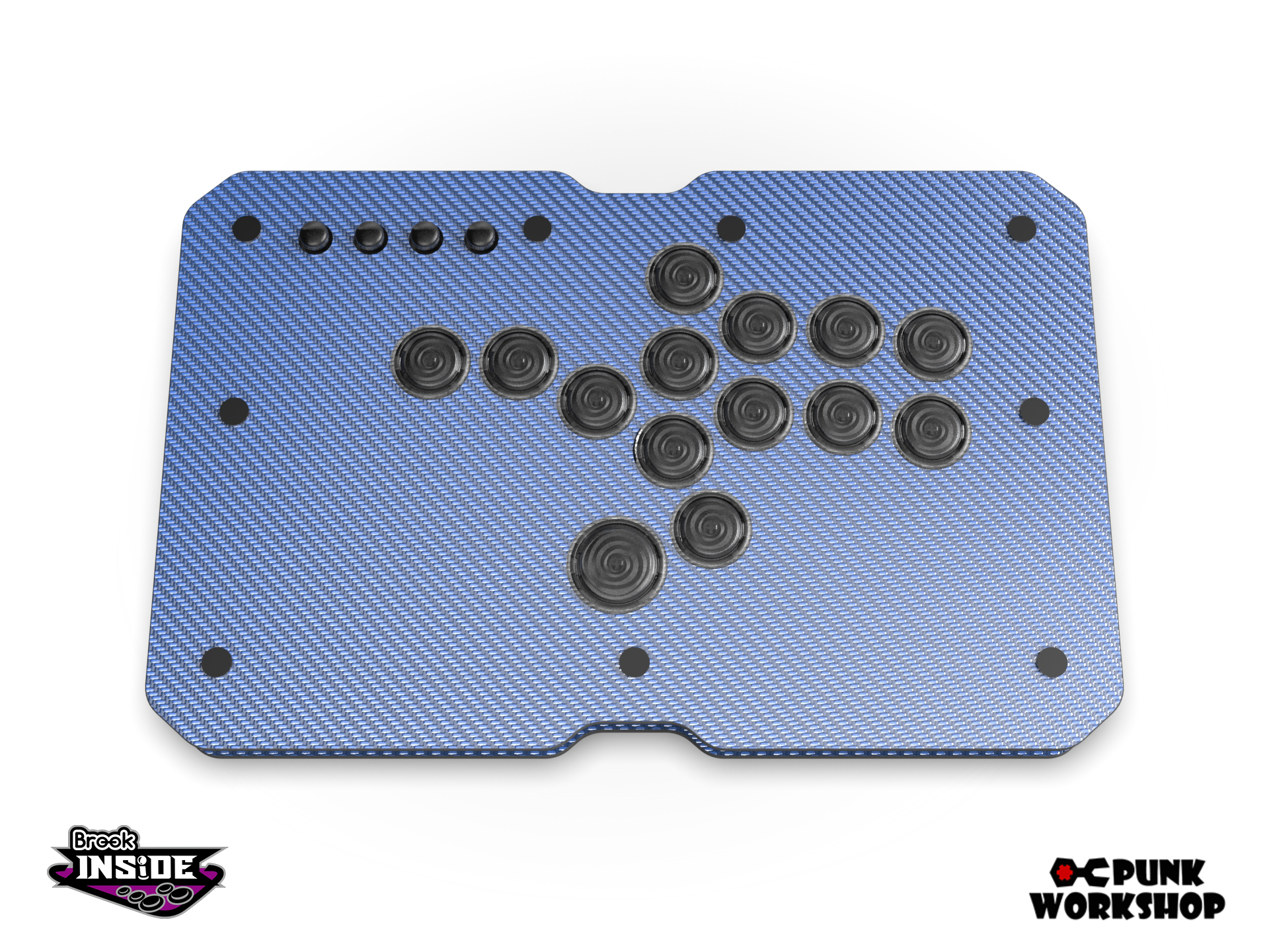 Leverless M Carbon Fiber (Brook PS5/PS4/PS3/Switch/PC)