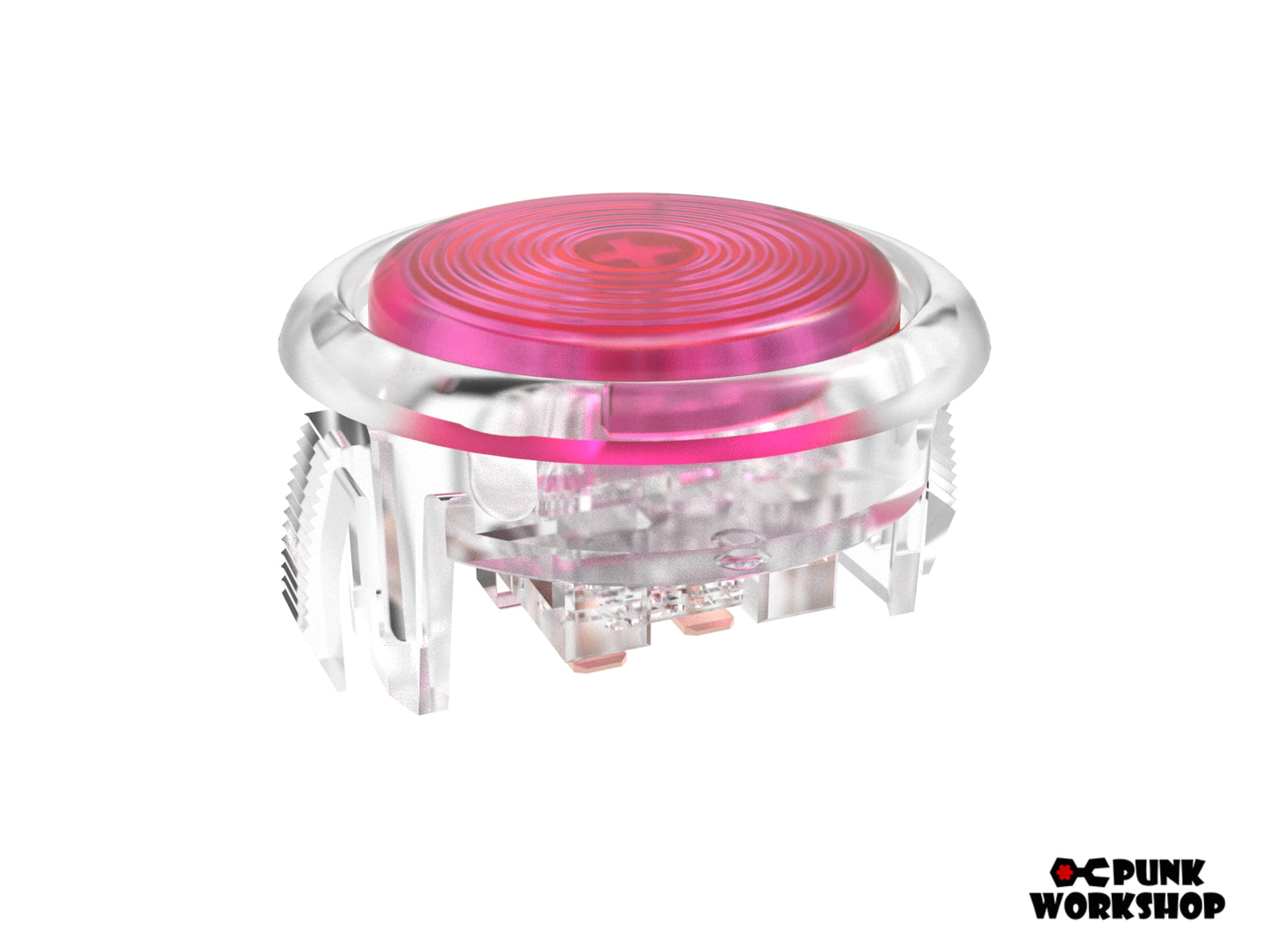 pink cap and white base for v1 button 30mm