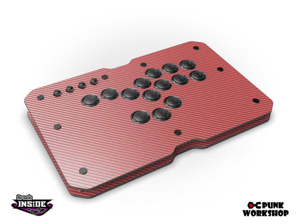 Leverless M Carbon Fiber (Brook PS5/PS4/PS3/Switch/PC)