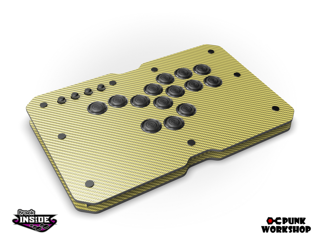 Leverless M Carbon Fiber (Brook PS5/PS4/PS3/Switch/PC)