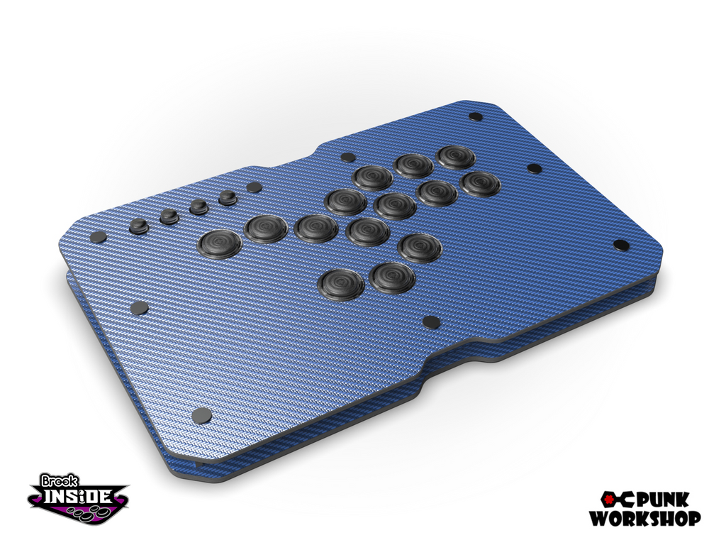 Leverless M Carbon Fiber (Brook PS5/PS4/PS3/Switch/PC)