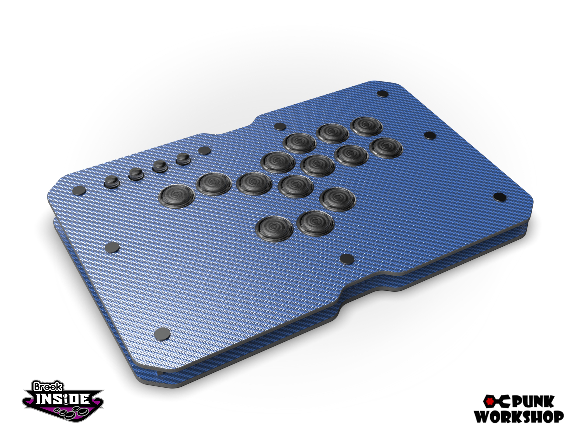 Leverless M Carbon Fiber (Brook PS5/PS4/PS3/Switch/PC)