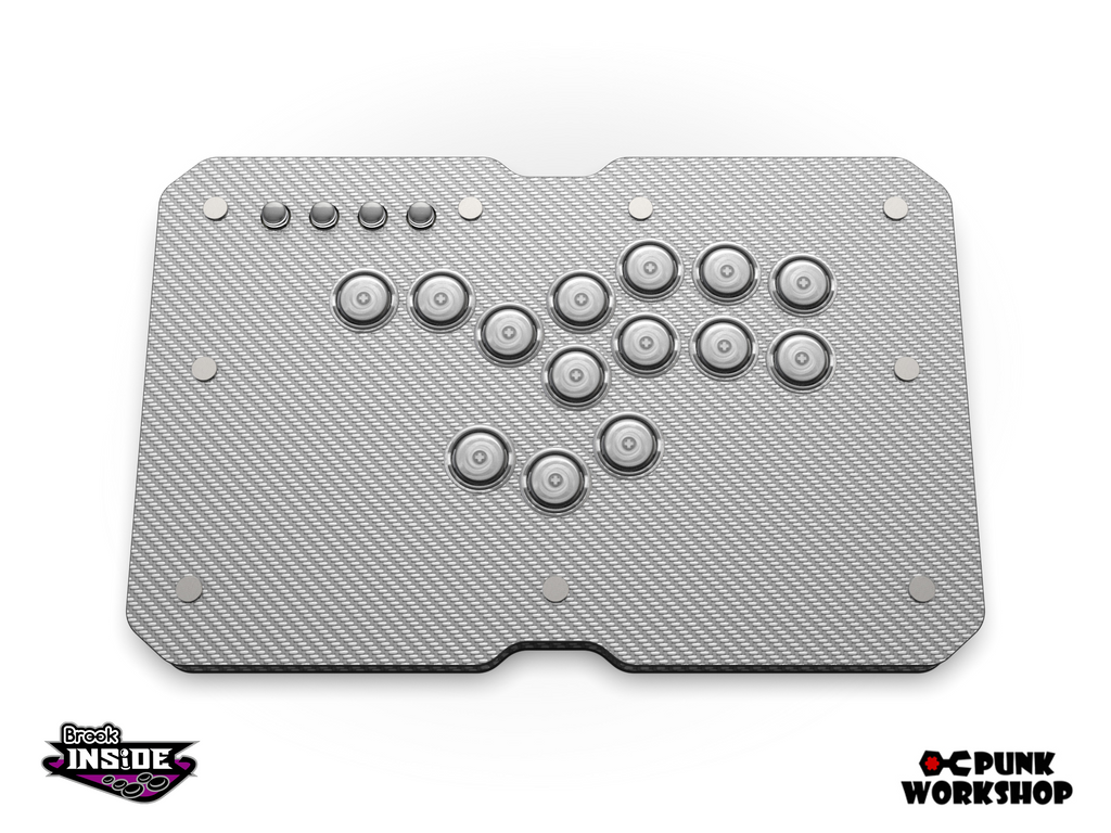 Leverless M Carbon Fiber (Brook PS5/PS4/PS3/Switch/PC)