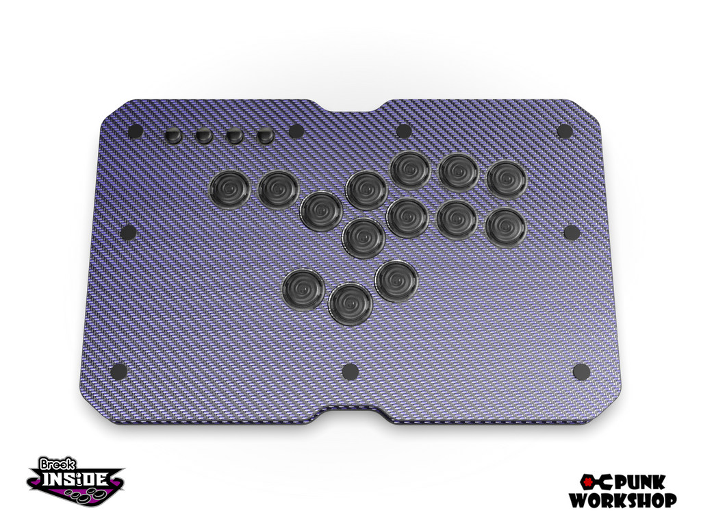 Leverless M Carbon Fiber (Brook PS5/PS4/PS3/Switch/PC)