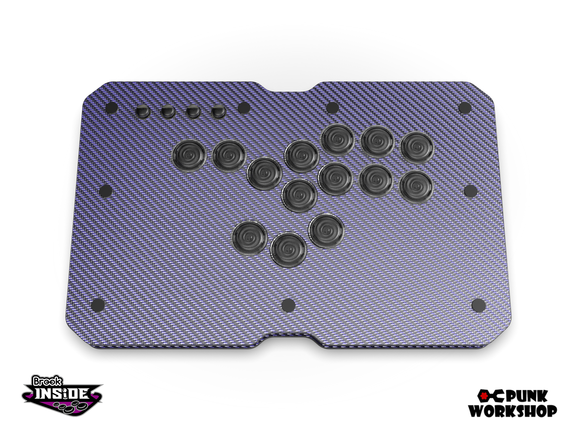 Leverless M Carbon Fiber (Brook PS5/PS4/PS3/Switch/PC)