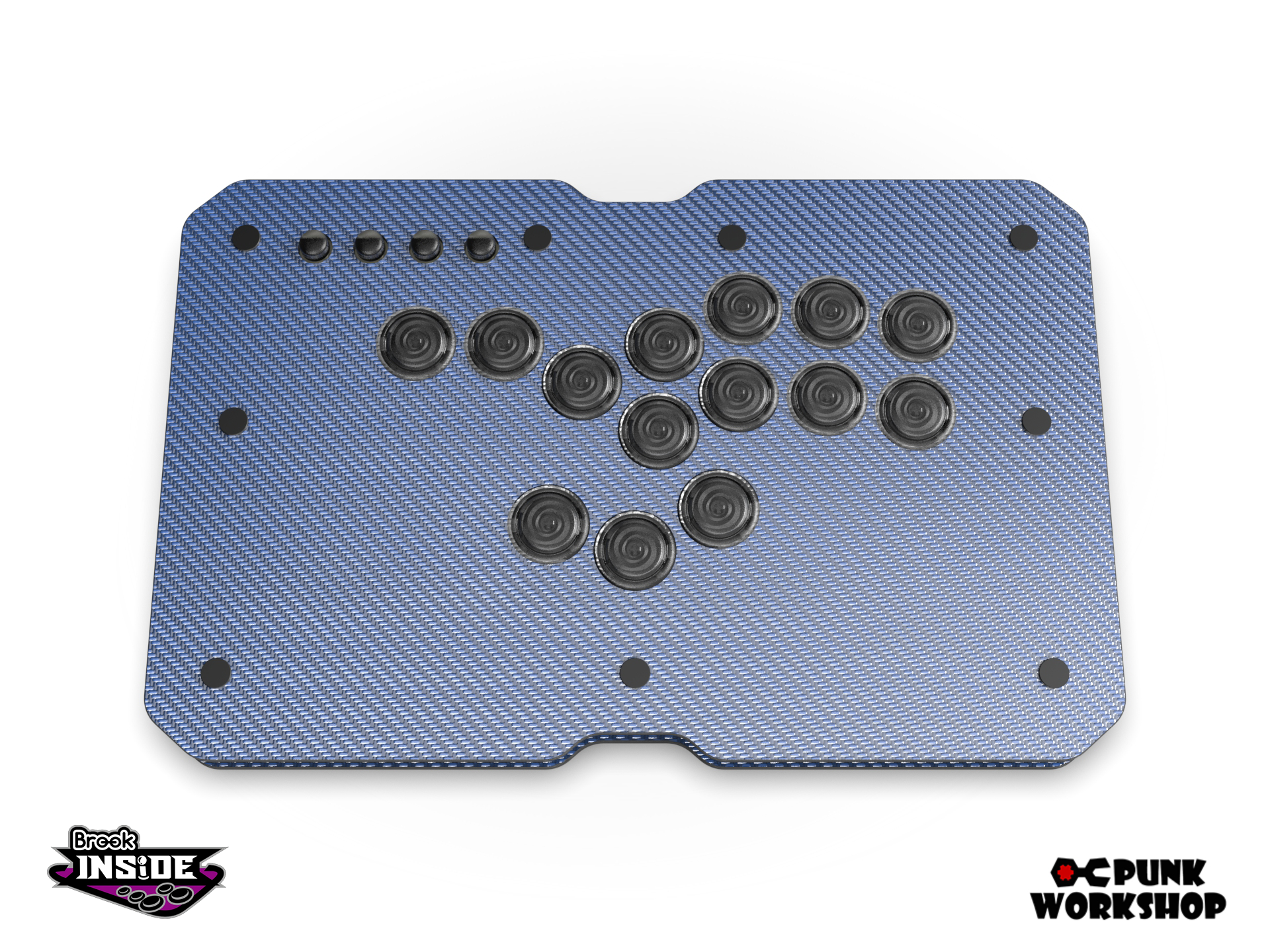 Leverless M Carbon Fiber (Brook PS5/PS4/PS3/Switch/PC)