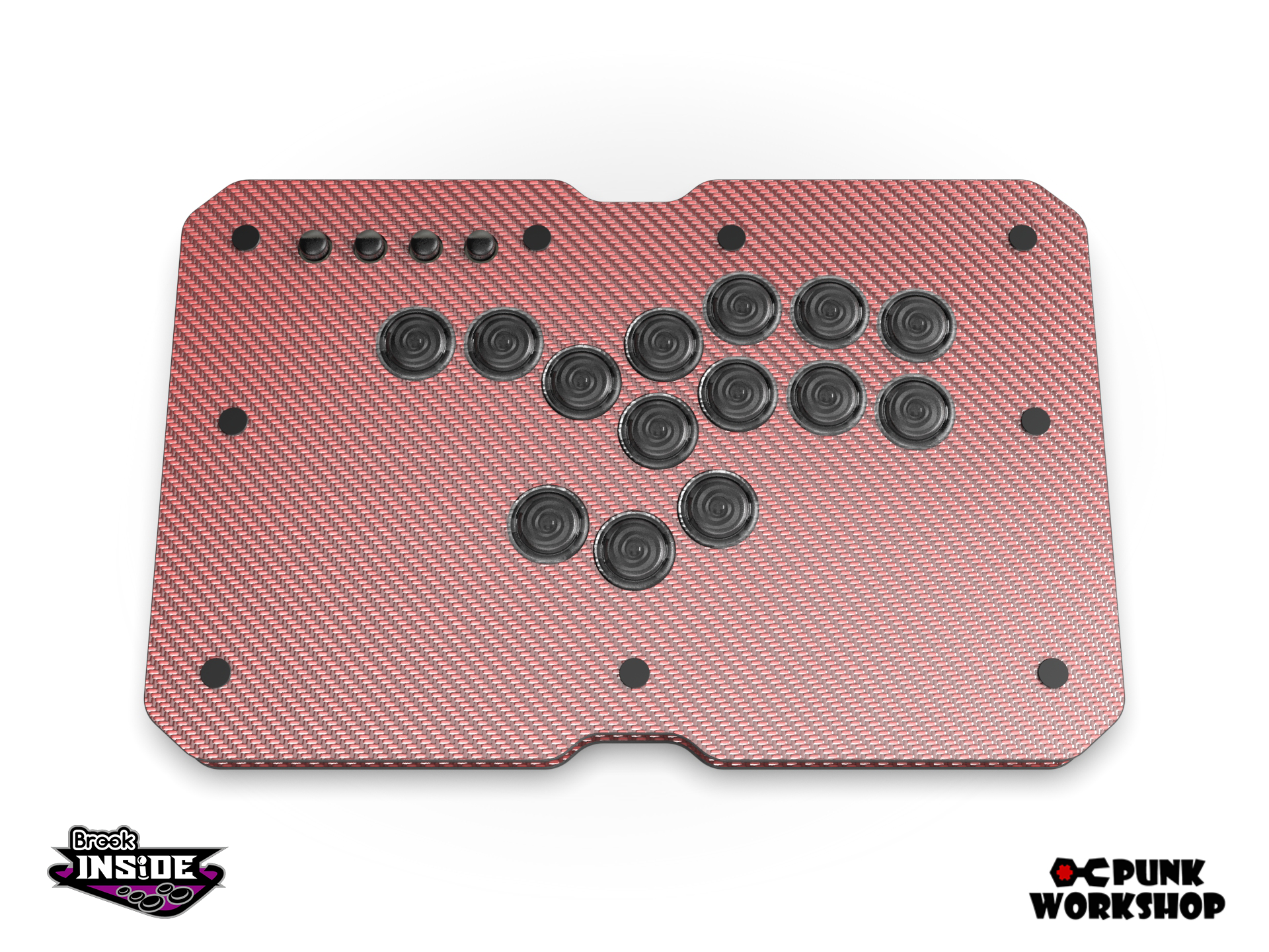 Leverless M Carbon Fiber (Brook PS5/PS4/PS3/Switch/PC)