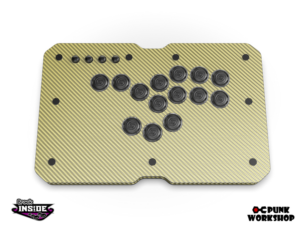 Leverless M Carbon Fiber (Brook PS5/PS4/PS3/Switch/PC)